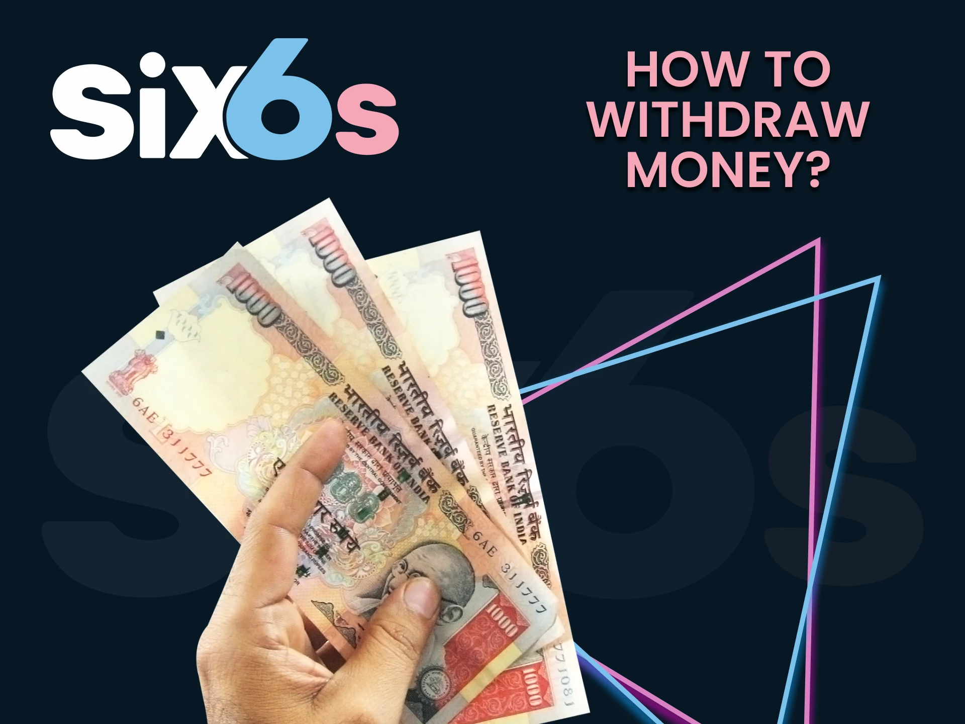 Find out how to withdraw money from Six6s bonuses.